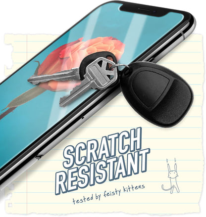 ® Iphone 8 Plus, 7 plus & 6 plus Screen Protector - 2-Pack Tempered Glass Screen Protectors - Tuff Sheet - 9H Easy Install Frame [Scratch Resistant] for Apple Iphone 8 Plus, 7 plus & 6 Plus